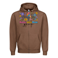 Chestnut helping little minds grow Zipper Hoodie - Artiststas