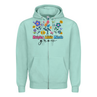 Seafoam helping little minds grow Zipper Hoodie - Artiststas