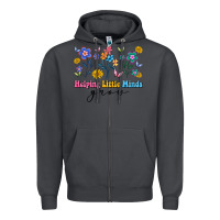 Smoke helping little minds grow Zipper Hoodie - Artiststas