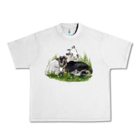 Lunar Rock two baby nigerian dwarf goat Urban Heavy Tee - LillyAllenDesigns