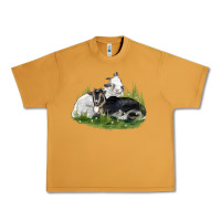 Peanut Butter two baby nigerian dwarf goat Urban Heavy Tee - LillyAllenDesigns