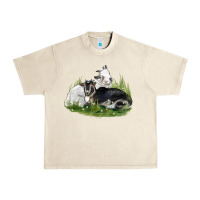 Sandshell two baby nigerian dwarf goat Urban Heavy Tee - LillyAllenDesigns