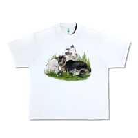 White two baby nigerian dwarf goat Urban Heavy Tee - LillyAllenDesigns