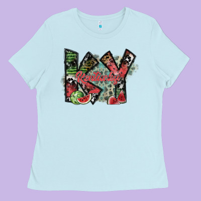 Kentucky Ladies Tee Designed By Sublimationcraftshop