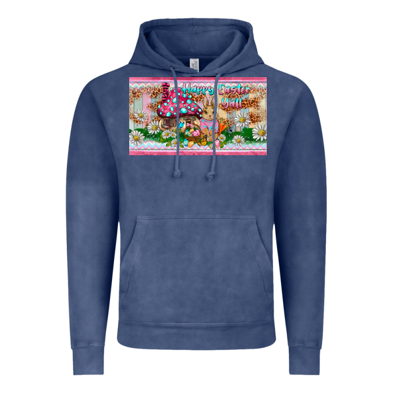 Happy Easter Y'all Rabbit Sippy Cup Vintage Hoodie by BarkalooDesign | Teevron