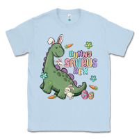 Dusty Blue bunny saurus rex Classic Tee - MaliasSmallBusiness