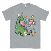 Heather Grey bunny saurus rex Classic Tee - MaliasSmallBusiness