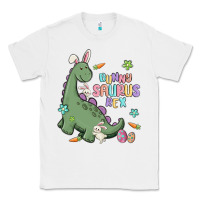 White bunny saurus rex Classic Tee - MaliasSmallBusiness