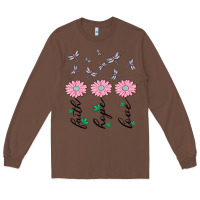 Chestnut faith hope love Long Sleeve Tee - MaliasSmallBusiness