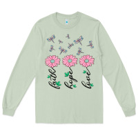 Matcha faith hope love Long Sleeve Tee - MaliasSmallBusiness