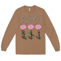 Toasted Coconut faith hope love Long Sleeve Tee - MaliasSmallBusiness