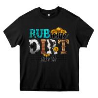 Black rub some dirt on it soccer Heavy Core Tee - HRA Design Shop