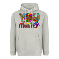 Moon Dust LGBTQ+ you matter with leopard Heavyweight Hoodie - NancyCooperArtShop