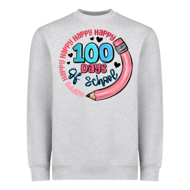 Happy 100 Days Of School Heavyweight Sweatshirt by MaliasSmallBusiness | Teevron