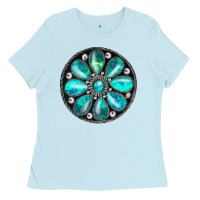 Turquoise Gemstone Ladies Tee | Teevron