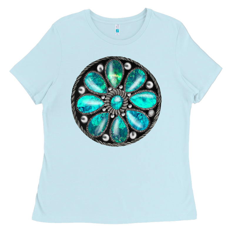 Turquoise Gemstone Ladies Tee by JahusDesignShop | Teevron