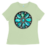 Matcha turquoise gemstone Ladies Tee - JahusDesignShop