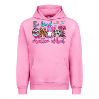 Fuchsia Pink be kind gnome matter what Urban Hoodie - OliviaCreatesArt
