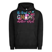 Pigment Black be kind gnome matter what Urban Hoodie - OliviaCreatesArt