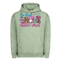Pigment Oil Green be kind gnome matter what Urban Hoodie - OliviaCreatesArt