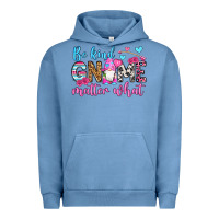Pigment Pebble Blue be kind gnome matter what Urban Hoodie - OliviaCreatesArt