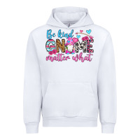 White be kind gnome matter what Urban Hoodie - OliviaCreatesArt