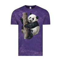 Cloud Purple Giant Panda Vintage Tee - LillyAllenDesigns