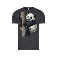 Vintage Black Giant Panda Vintage Tee - LillyAllenDesigns
