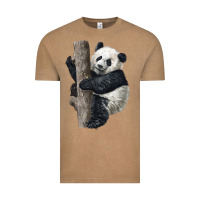 Vintage Coffee Giant Panda Vintage Tee - LillyAllenDesigns