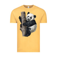 Vintage Mustard Giant Panda Vintage Tee - LillyAllenDesigns
