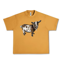 Peanut Butter Nigerian Dwarf Goat Urban Heavy Tee - LillyAllenDesigns