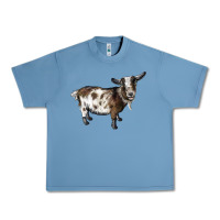 Pebble Blue Nigerian Dwarf Goat Urban Heavy Tee - LillyAllenDesigns