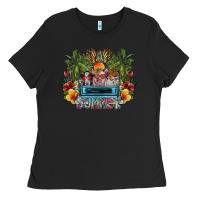 Black summer Ladies Tee - SublimationCraftShop