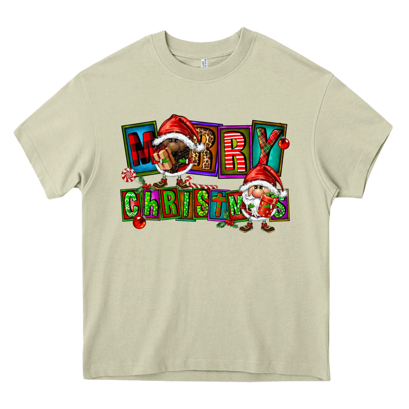 Merry Christmas Gnomies Heavy Core Tee by FaDigitalArtStudio | Teevron