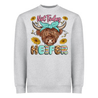 Heather Grey heifer Heavyweight Sweatshirt - MaliasSmallBusiness