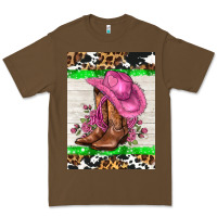 Cacao cowgitl hat and roses Premium Tee - AdoDesignShop