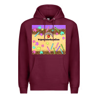 Burgundy special education teacher Premium Hoodie - TumblerDesignByShophia