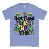 Colony Blue thick thighs mardi gras vibes Classic Tee - MaliasSmallBusiness