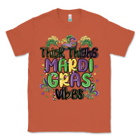 Copper thick thighs mardi gras vibes Classic Tee - MaliasSmallBusiness