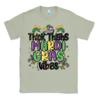 Matcha thick thighs mardi gras vibes Classic Tee - MaliasSmallBusiness