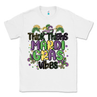 White thick thighs mardi gras vibes Classic Tee - MaliasSmallBusiness