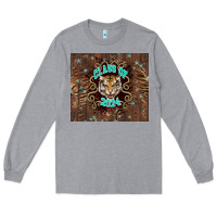 Heather Grey class of 2024 tiger Long Sleeve Tee - NancyCooperArtShop