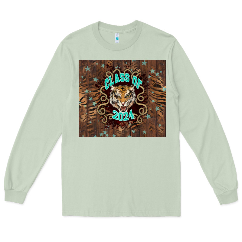 Class Of 2024 Tiger Long Sleeve Tee by NancyCooperArtShop | Teevron