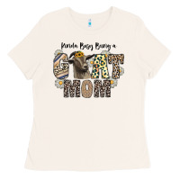 Bone kinda busy being a goat mom Ladies Tee - CowhideDigitalArt