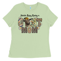 Matcha kinda busy being a goat mom Ladies Tee - CowhideDigitalArt