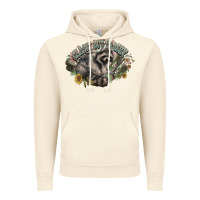 Vintage Artic classy but trashy racoon Vintage Hoodie - NancyCooperArtShop