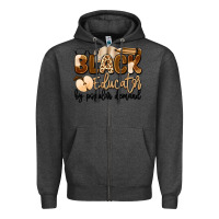 Charcoal Heather black educator by popular demand Zipper Hoodie - Artiststas