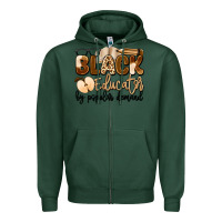 Sports Green black educator by popular demand Zipper Hoodie - Artiststas