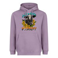 Lavender Just a Little Moody Heavyweight Hoodie - texasbilliewilder