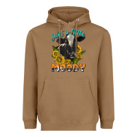 Toasted Coconut Just a Little Moody Heavyweight Hoodie - texasbilliewilder
